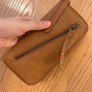 Free People Distressed Vegan Wallet